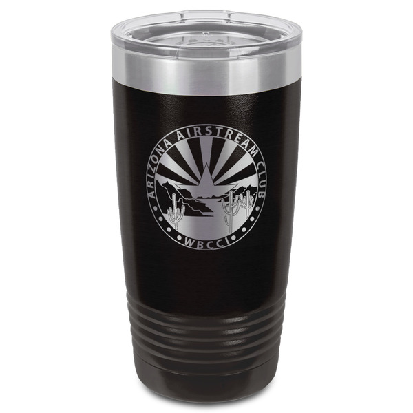 Arizona Airstream Club Black Polar Camel Tumbler - 20oz - Front