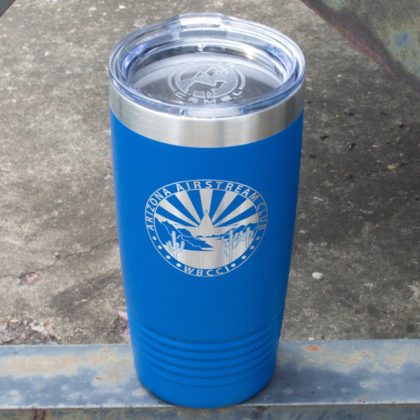 Arizona Airstream Club Blue Polar Camel Tumbler - 20oz - Angled