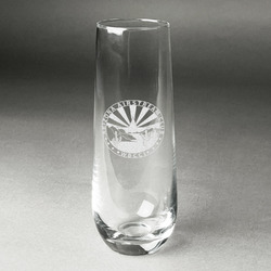 Arizona Airstream Club Champagne Flute - Stemless - Laser Engraved