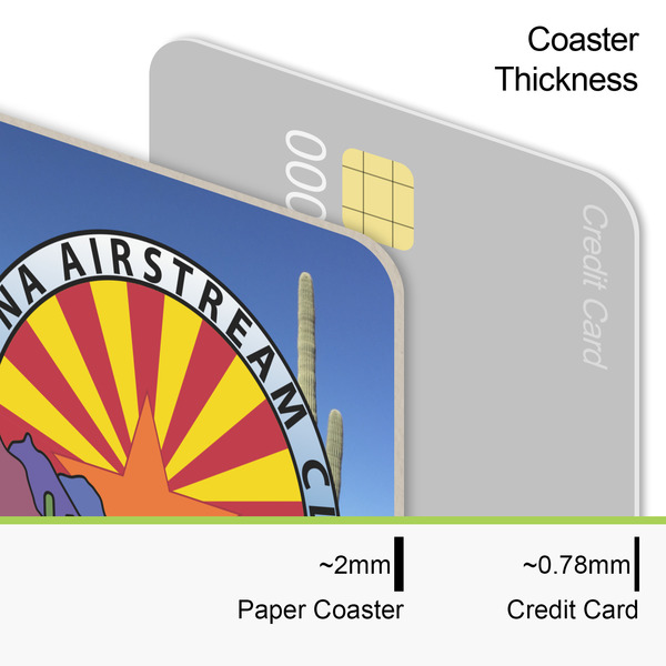 Arizona Airstream Club Coaster Thickness