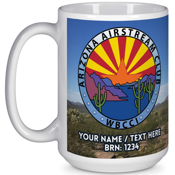 Custom Arizona Airstream Club 15 oz Coffee Mug - White
