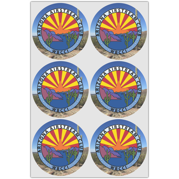 Arizona Airstream Club Drink Topper - Large - Set of 6
