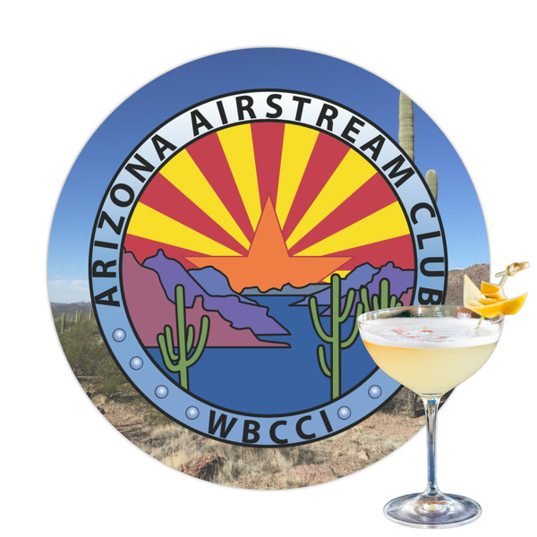 Custom Arizona Airstream Club Printed Drink Topper