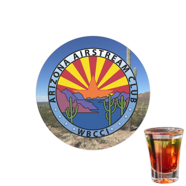 Custom Arizona Airstream Club Printed Drink Topper - 1.5"