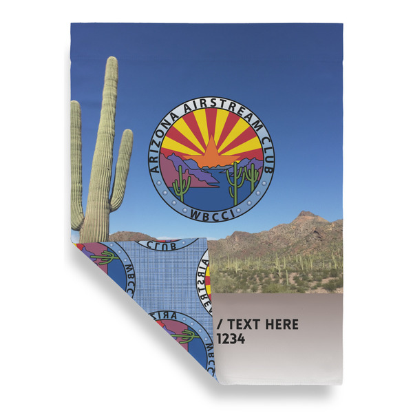 Arizona Airstream Club Garden Flags - Large - Double Sided - FRONT FOLDED