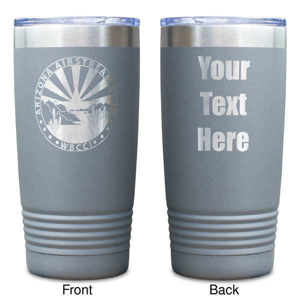 Arizona Airstream Club Gray Polar Camel Tumbler - 20oz - Double Sided - Approval