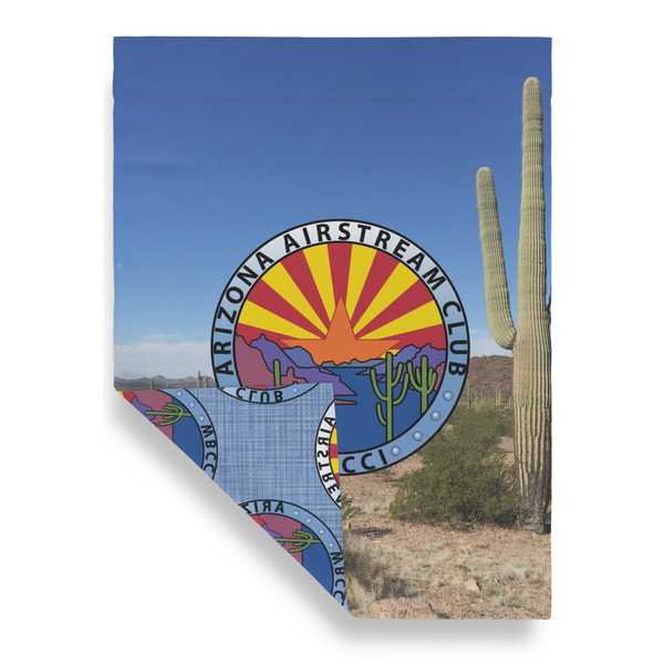 Arizona Airstream Club House Flags - Double Sided - FRONT FOLDED