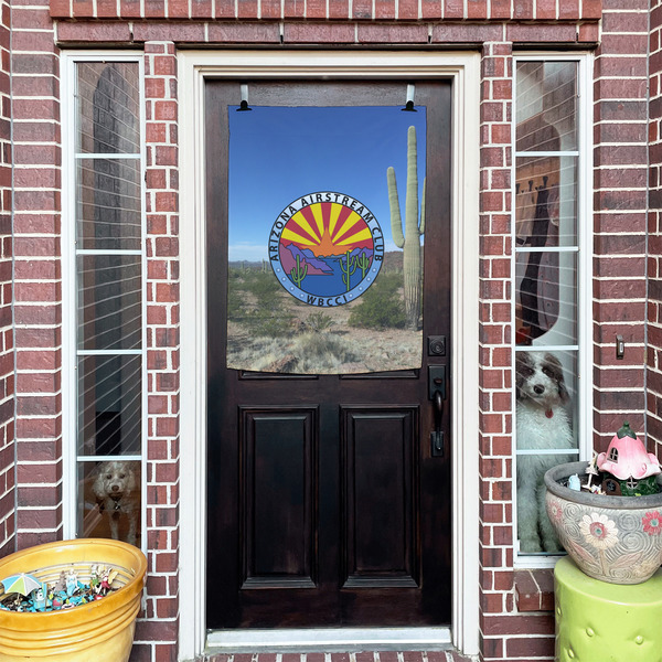 Arizona Airstream Club House Flags - Double Sided - (Over the door) LIFESTYLE