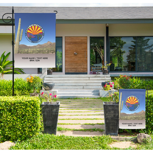 Arizona Airstream Club Large and Small Garden Flag - LIFESTYLE