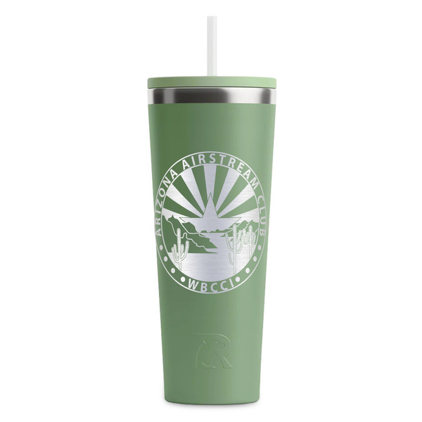 Arizona Airstream Club Light Green RTIC Everyday Tumbler - 28 oz. - Front