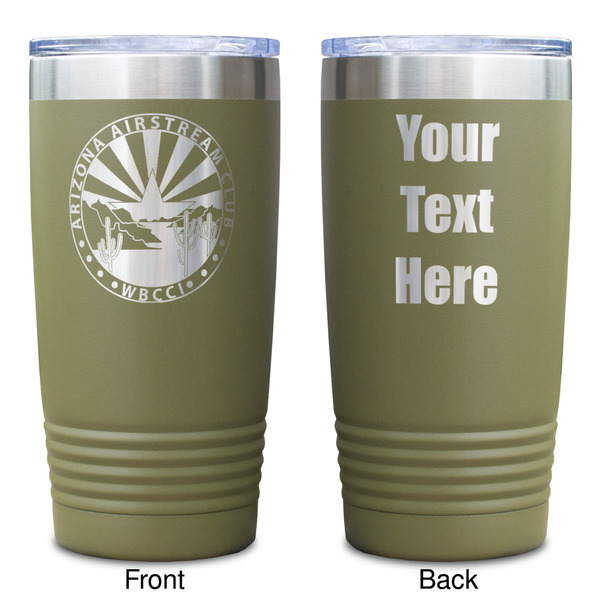 Arizona Airstream Club Olive Polar Camel Tumbler - 20oz - Double Sided - Approval