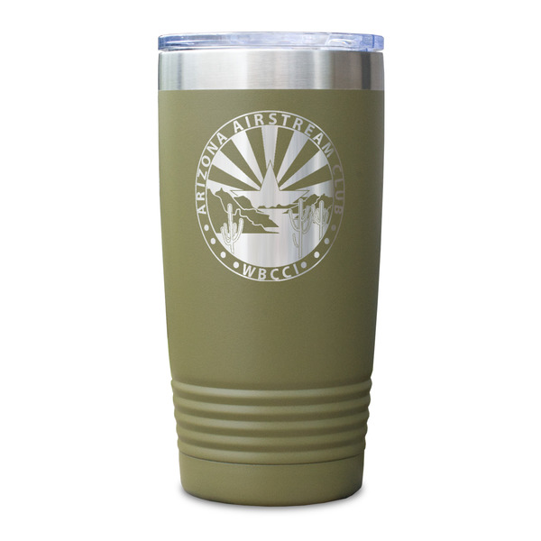 Arizona Airstream Club Olive Polar Camel Tumbler - 20oz - Single Sided - Approval