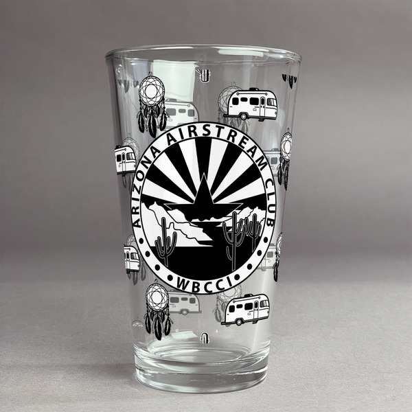 Custom Arizona Airstream Club Pint Glass - Full Print
