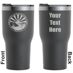 Arizona Airstream Club RTIC Tumbler - Black - Laser Engraved - Double-Sided