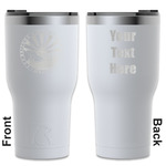 Arizona Airstream Club RTIC Tumbler - White - Laser Engraved - Double-Sided