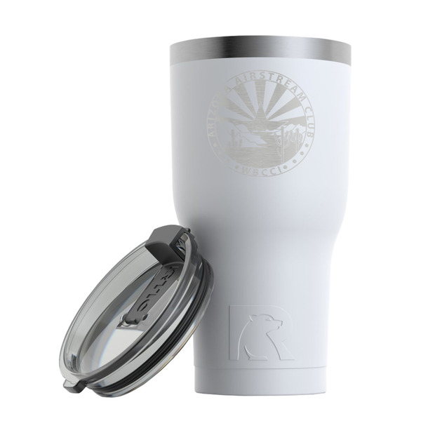 Arizona Airstream Club RTIC Tumbler -  White - With Lid