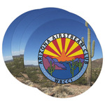 Arizona Airstream Club Round Paper Coasters