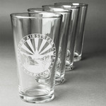 Arizona Airstream Club Pint Glasses - Laser Engraved - Set of 4