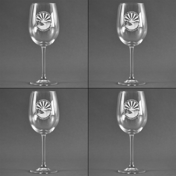 Arizona Airstream Club Set of Four Personalized Wineglasses - Approval