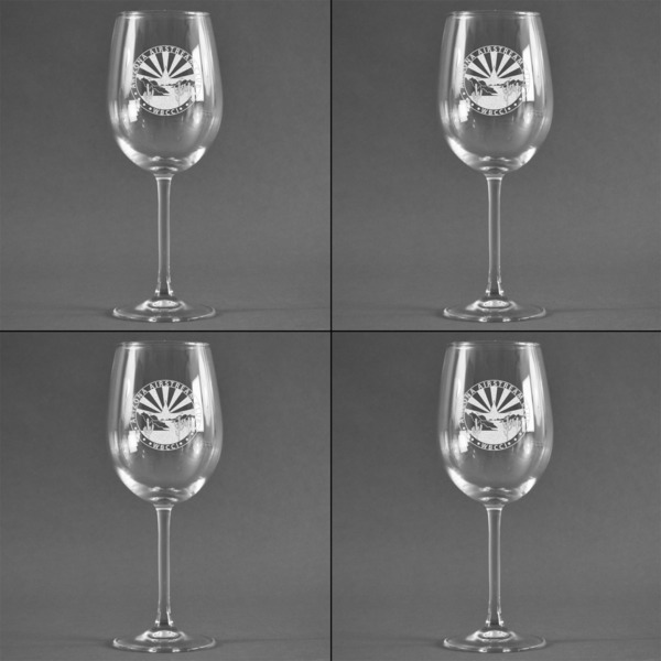 Arizona Airstream Club Set of Four Personalized Wineglasses - Approval