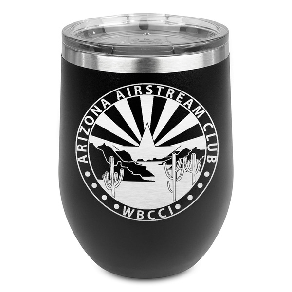 Custom Arizona Airstream Club Stemless Stainless Steel Wine Tumbler