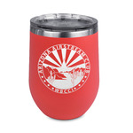 Arizona Airstream Club Stemless Stainless Steel Wine Tumbler - Coral - Single-Sided