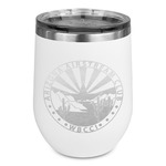 Arizona Airstream Club Stemless Stainless Steel Wine Tumbler - White - Single-Sided