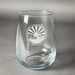 Arizona Airstream Club Stemless Wine Glass - Laser Engraved- Single