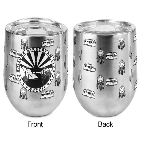 Arizona Airstream Club Stemless Wine Tumbler - Full Print - Approval