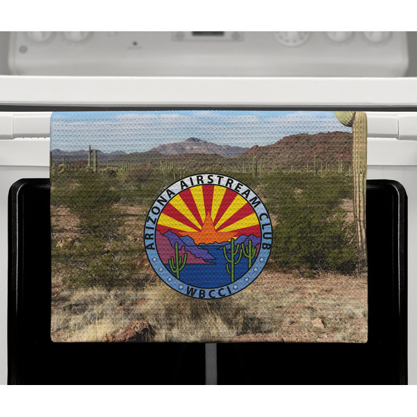 Arizona Airstream Club Waffle Weave Towel - Full Color Print - Lifestyle2 Image