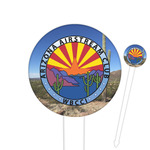 Arizona Airstream Club Round Plastic Food Picks