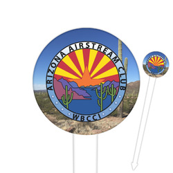 Arizona Airstream Club Round Plastic Food Picks
