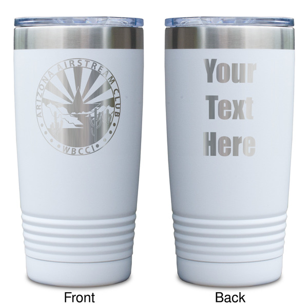 Arizona Airstream Club White Polar Camel Tumbler - 20oz - Double Sided - Approval