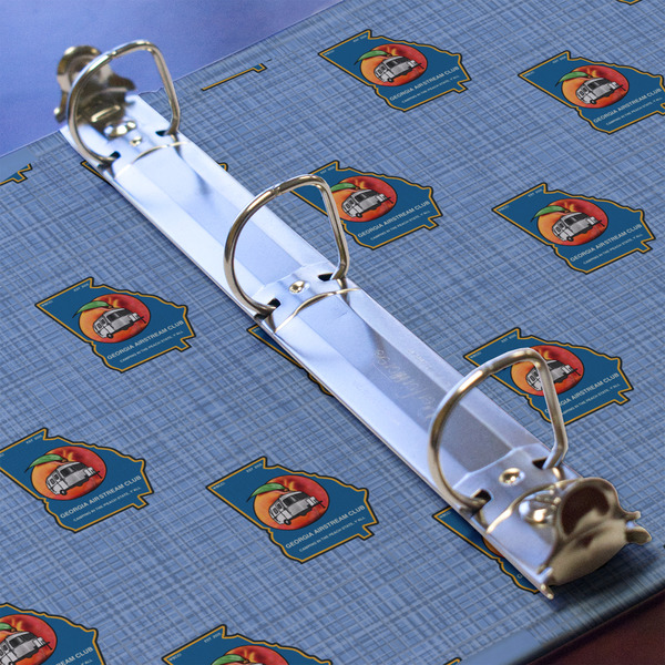 Georgia Airstream Club 3 Ring Binders - Full Wrap - 1" - Detail