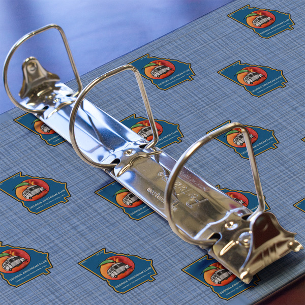 Georgia Airstream Club 3 Ring Binders - Full Wrap - 2" - Detail