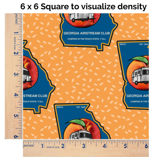Georgia Airstream Club 6x6 Swatch of Fabric