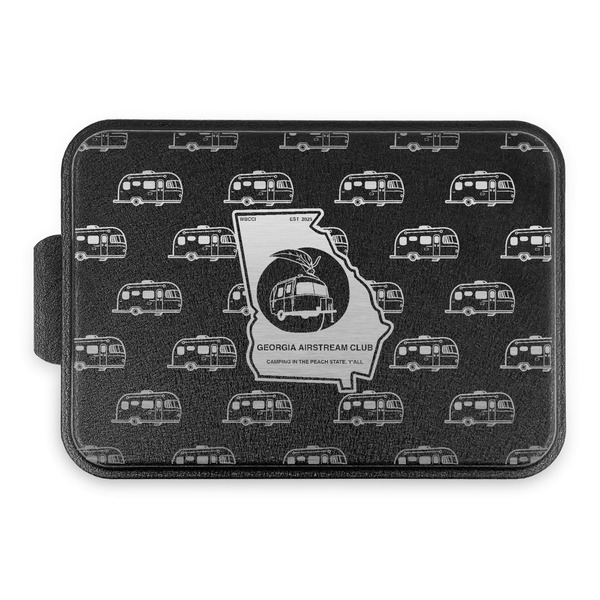 Georgia Airstream Club Aluminum Baking Pan - Black Lid - FRONT
