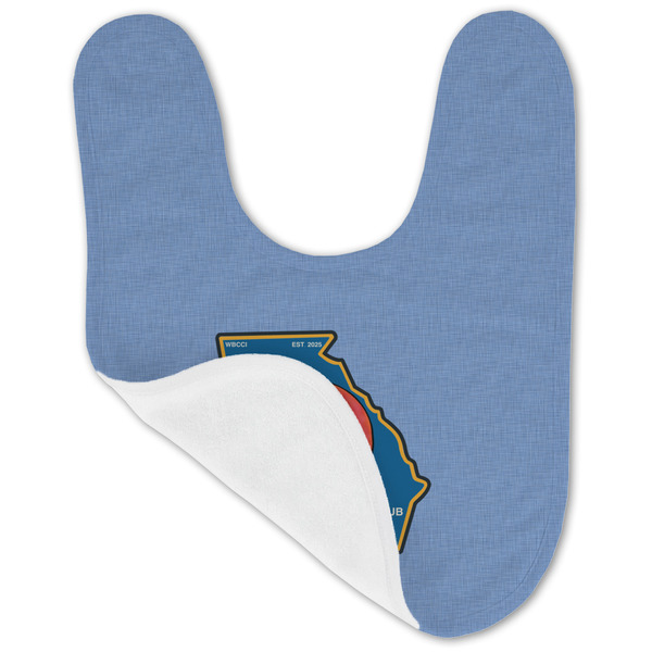 Georgia Airstream Club Baby Bib - AFT folded