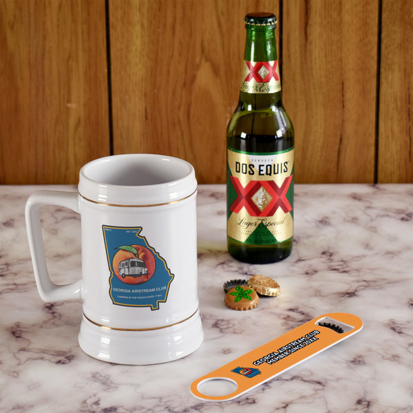 Georgia Airstream Club Beer Stein - In Context