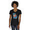 Georgia Airstream Club Women's V-Neck T-Shirt - Black