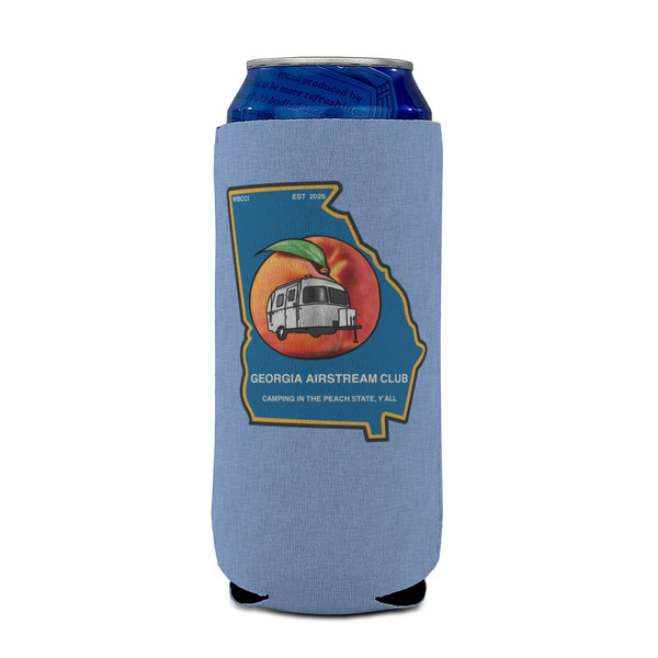 Georgia Airstream Club Can Cooler - 16oz - Front on Can