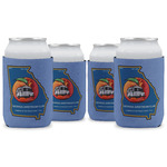 Georgia Airstream Club Can Coolers - 12 oz - Set of 4