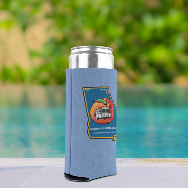 Georgia Airstream Club Can Cooler - Tall 12oz - In Context