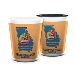 Georgia Airstream Club Ceramic Shot Glass - 1.5 oz
