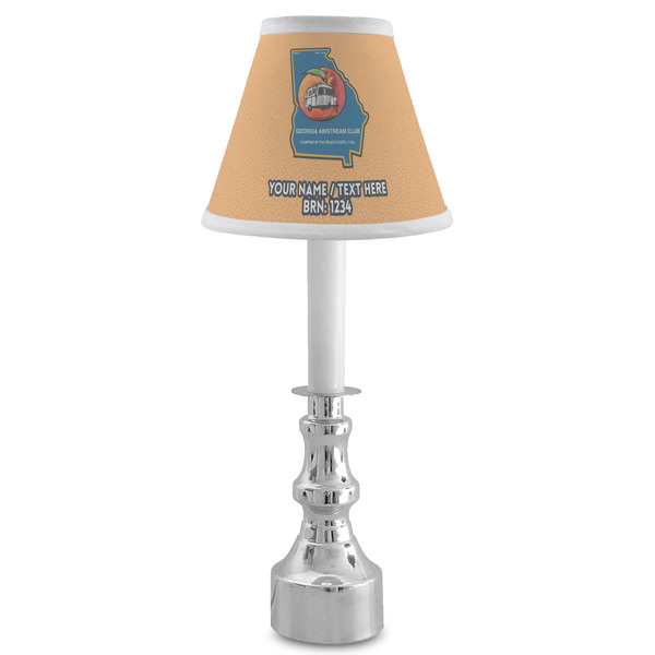 Georgia Airstream Club Chandelier Lamp Shade - Lifestyle (On candle stick)