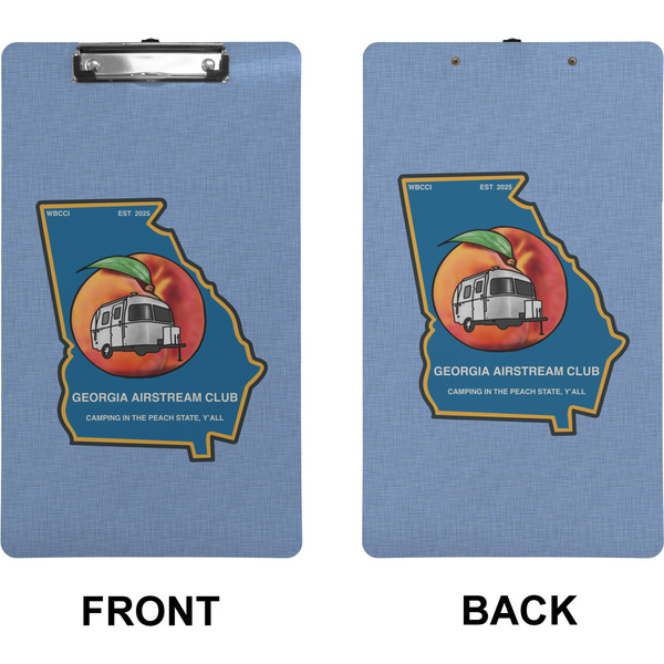 Georgia Airstream Club Clipboard (Legal) (Front + Back)