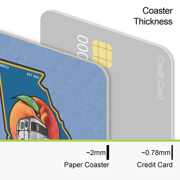 Georgia Airstream Club Coaster Thickness