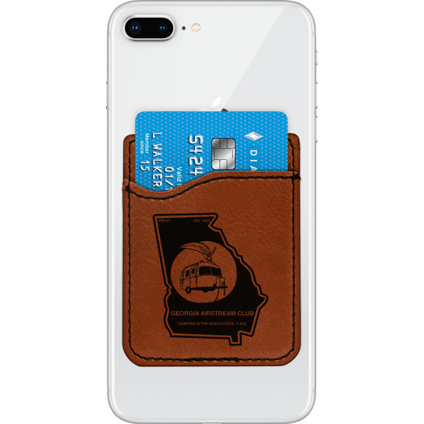 Custom Georgia Airstream Club Leatherette Phone Wallet