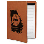 Georgia Airstream Club Leatherette Portfolio with Notepad - Small - Double-Sided