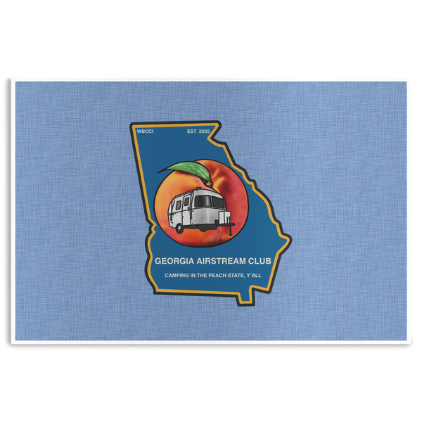 Custom Georgia Airstream Club Disposable Paper Placemats